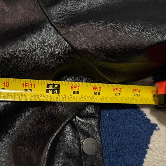 Anthropology X Pilcro Faux-Leather Hooded Jacket - Picture 9 of 11